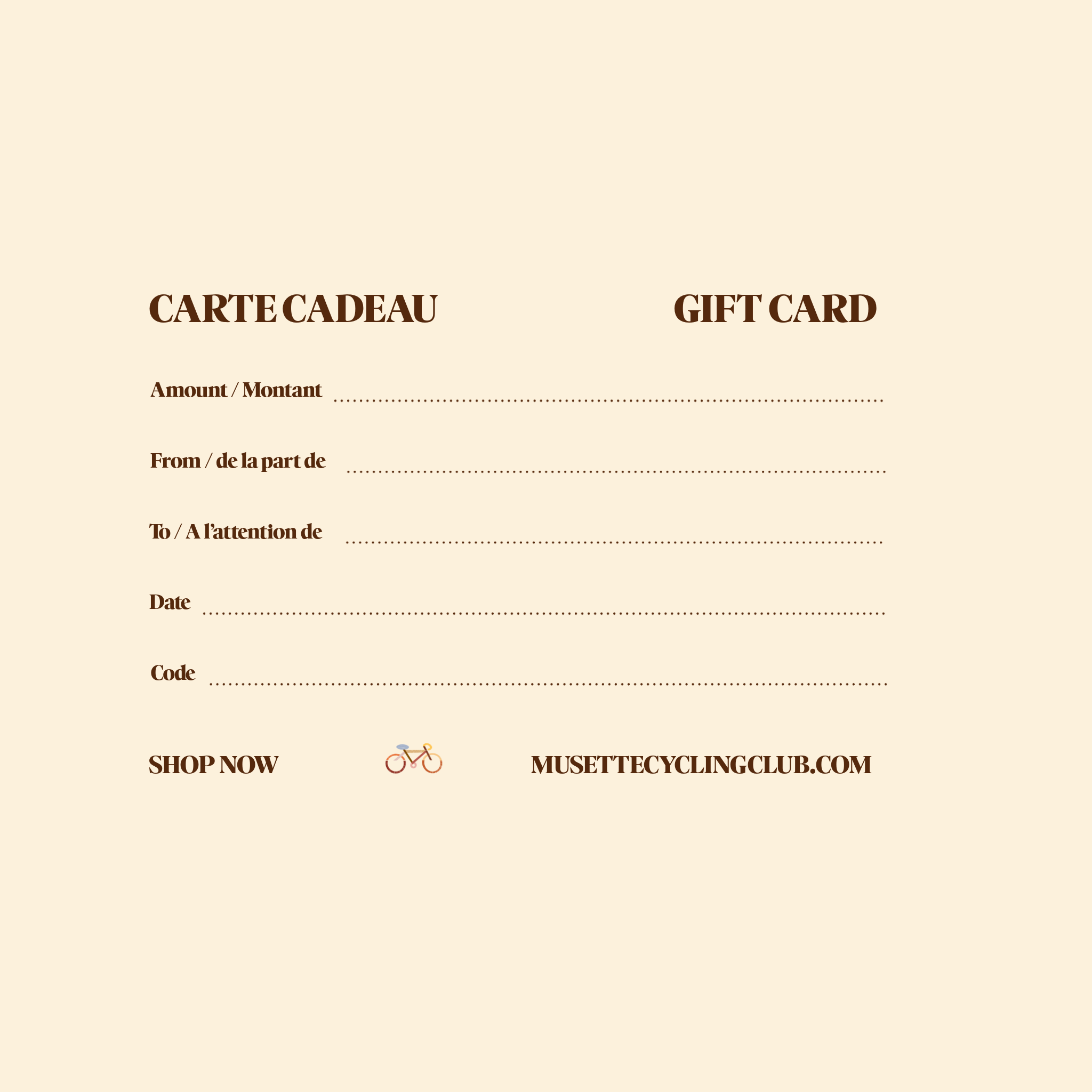 Gift Card CHF 30