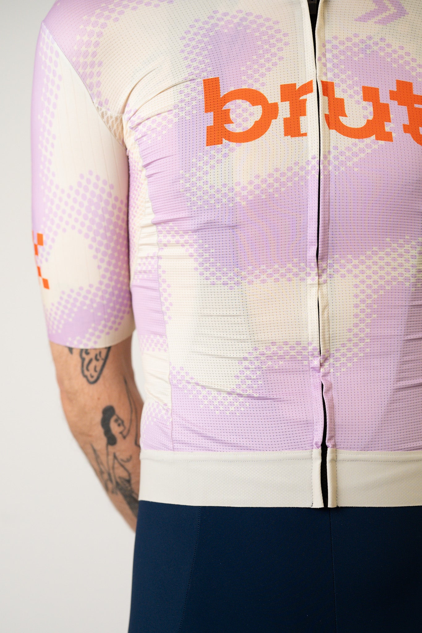 MEN's brut butter/pink jersey + black bib bundle