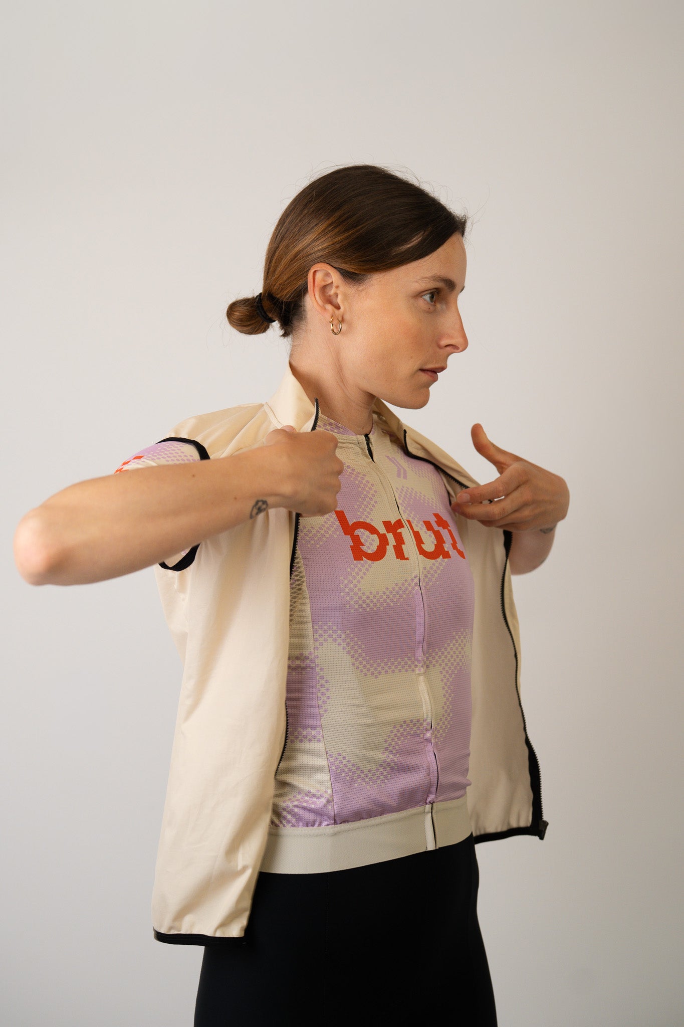 WOMEN's brut gilet butter