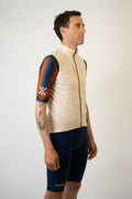 MEN's brut gilet butter