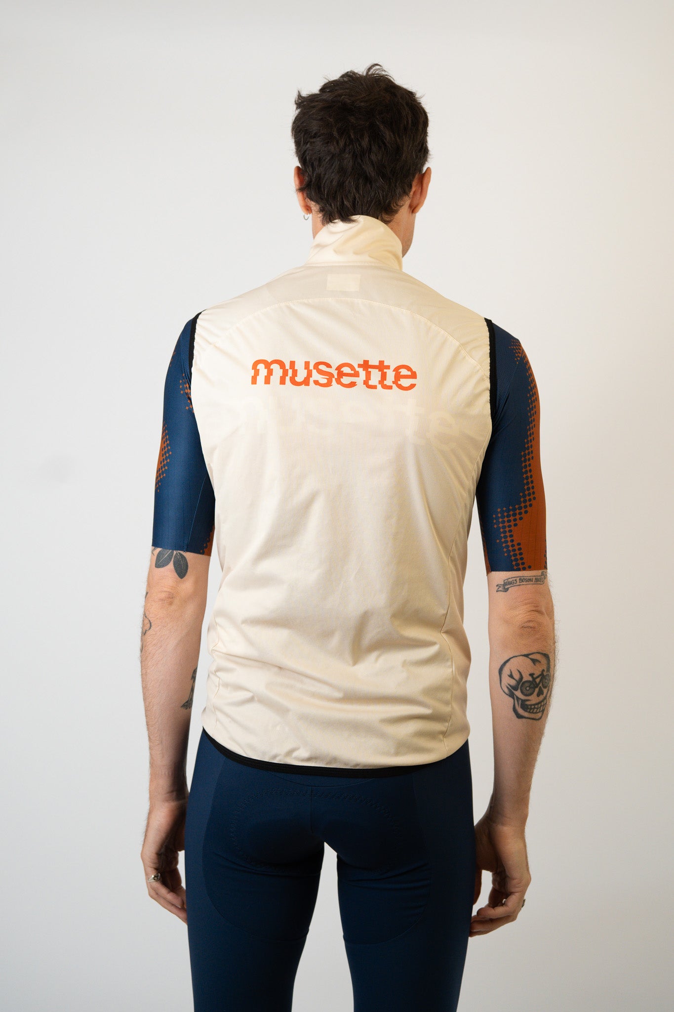 MEN's brut gilet butter