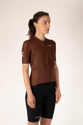 WOMEN's brown jersey