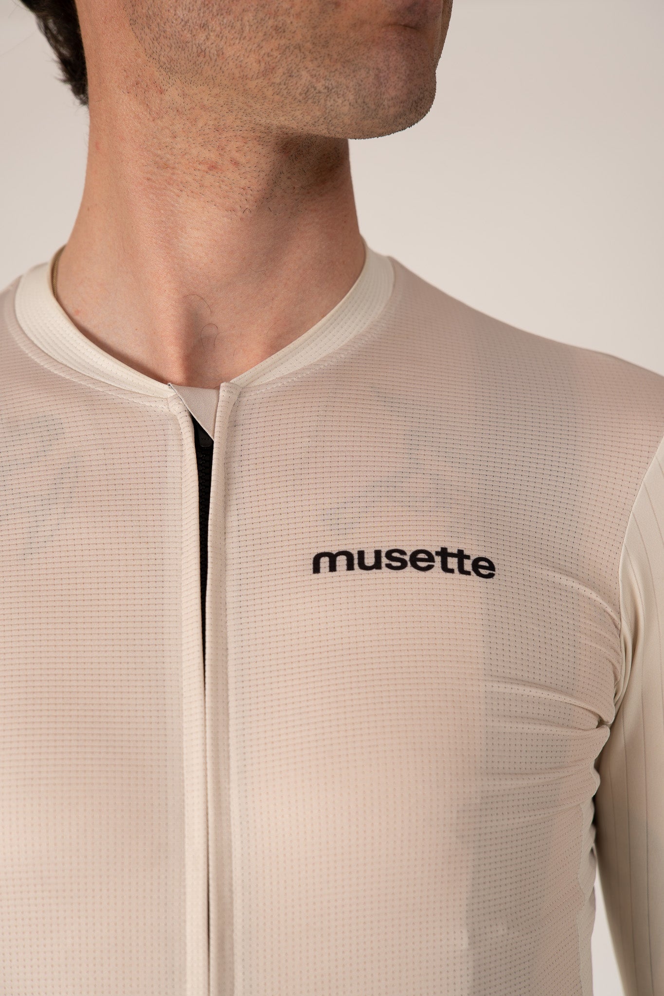 MEN's beige jersey