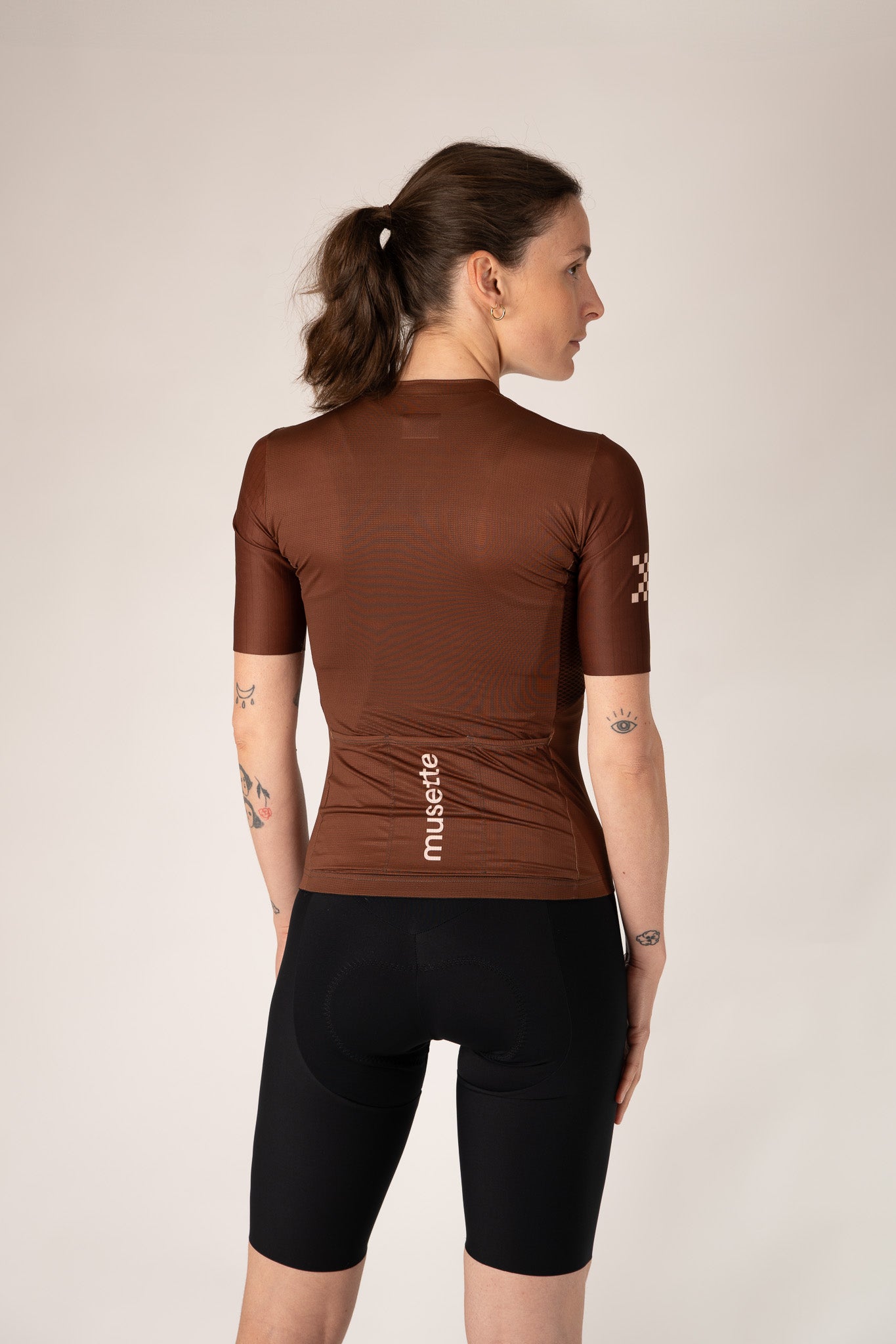 WOMEN's brown jersey