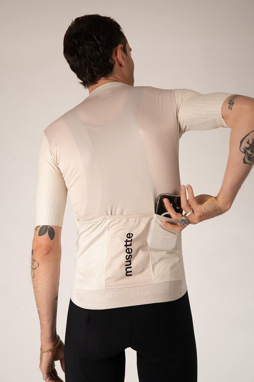 MEN's beige jersey