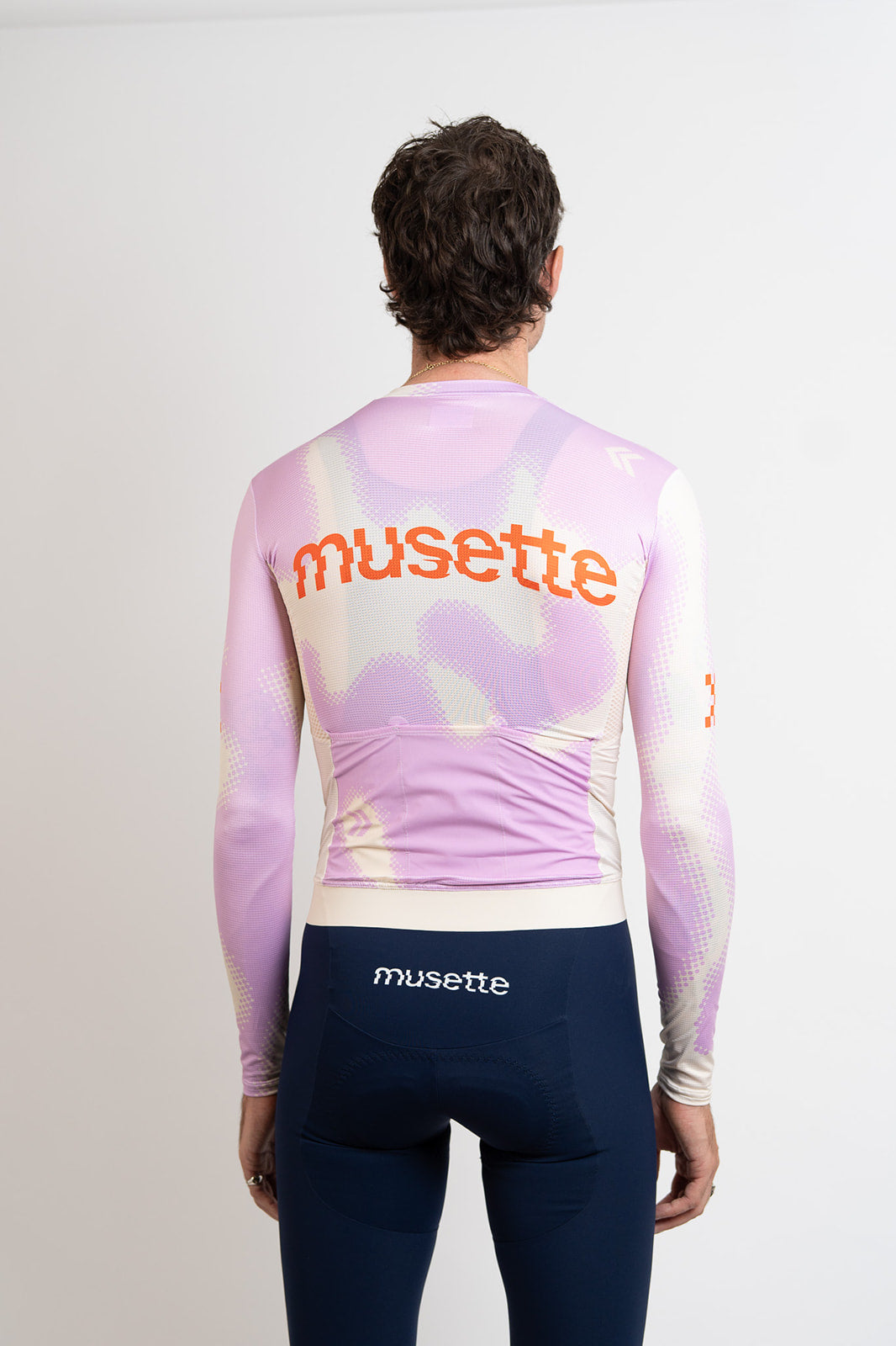 MEN's brut 2.0 butter/pink long sleeve jersey